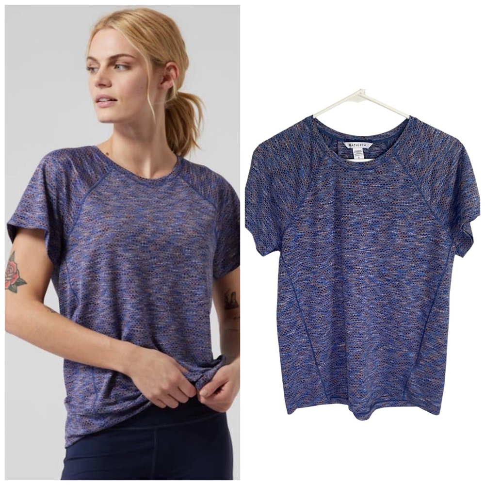 Athleta Ultimate Train Mesh T-shirt